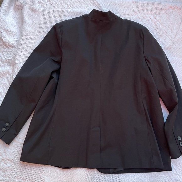 Old Navy blazer black 2x plus pixie notched collar office jacket suit coat - Picture 7 of 9